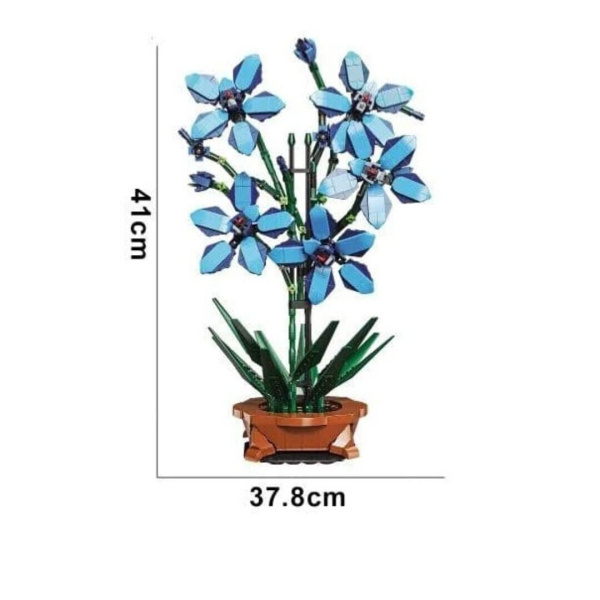 Конструктор Zuanma 101-4 - Цветы в горшке: Орхидеи