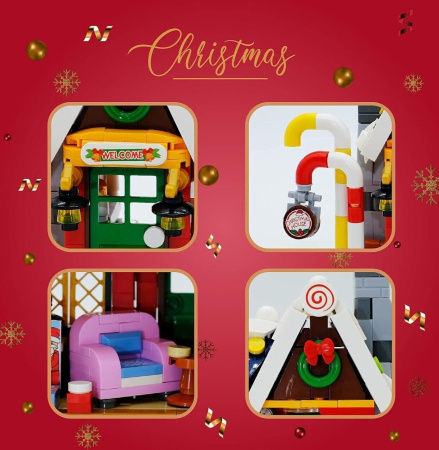 Конструктор Loz 1223 - Рождественский домик