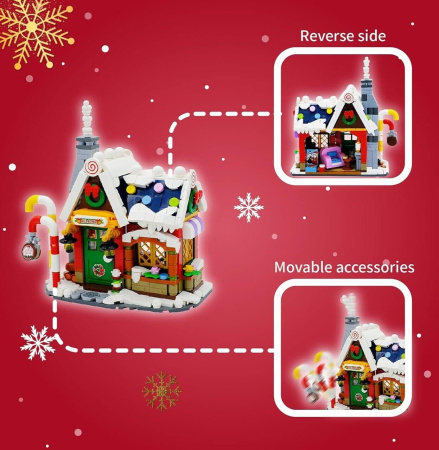 Конструктор Loz 1223 - Рождественский домик