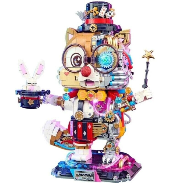 Конструктор LOZ 1956 - Белка-фокусник полумеханическая с подсветкой