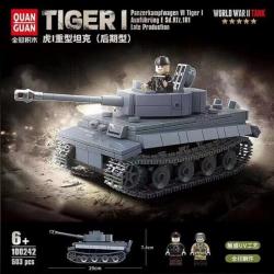 Конструктор 100242 Quanguan - Немецкий тяжелый Танк Tiger 1