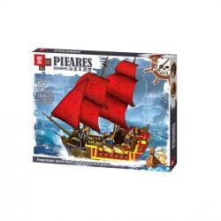 Конструктор Zhe Gao QL1805 «Пиратский Корабль - Алые Паруса» 