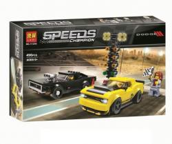 Конструктор LARI 11256 Speeds Champion Dodge Challenger SRT Demon и 1970 Dodge Charger R/T