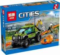 Конструктор Lepin 02002 Грузовик исследователей вулканов