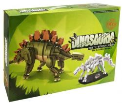 Конструктор Panlos Brick 612004 «Стегозавр и кости динозавра 2 в 1»