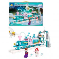 Конструктор Kazi 98718 - Ледяной снежный поезд