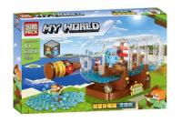 Конструктор PRCK 63050 Майнкрафт: Корабль в бутылке