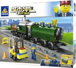 Конструктор KAZI 98237 «Грузовой поезд электромеханический»