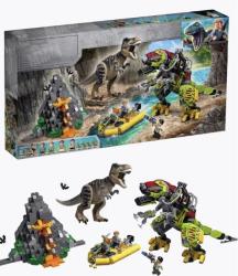 Конструктор Lari 11337 Бой тираннозавра и робота-динозавра