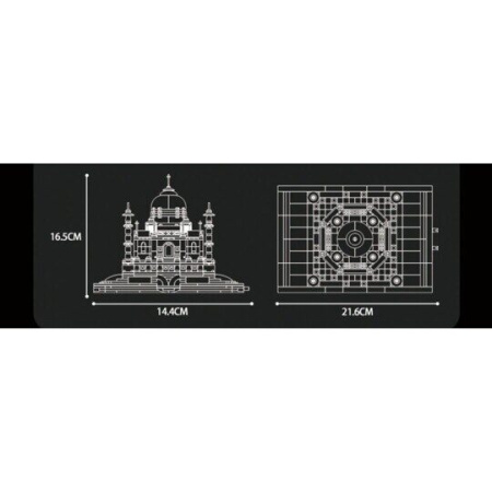 Конструктор MJ 3012 - Тадж-Махал
