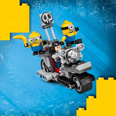 Конструктор Lego 75549 Minions Невероятная погоня на мотоцикле