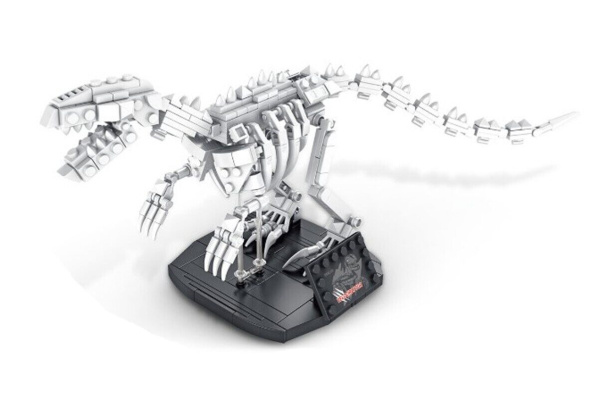 Конструктор Panlos Brick 612003 «Велоцираптор и макет скелета 2 в 1»