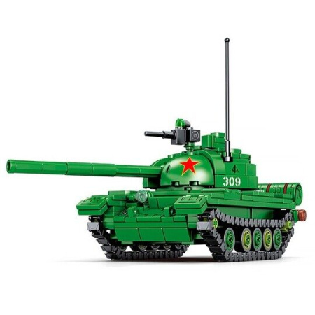 Конструктор Sembo 203105 Танк 59 Medium