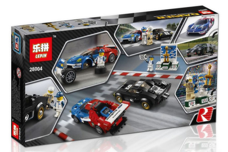 Конструктор Lepin 28004 Ford GT и 1966 Ford GT40