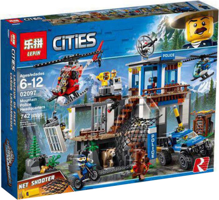 Конструктор Lepin 02097 Полицейский участок в горах