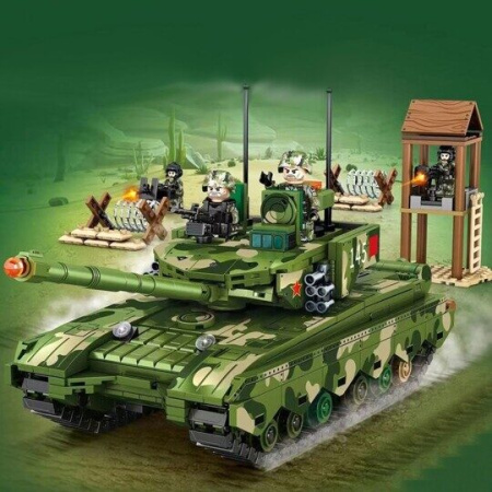 Конструктор Sembo 203145 - Основной боевой танк Type 99B