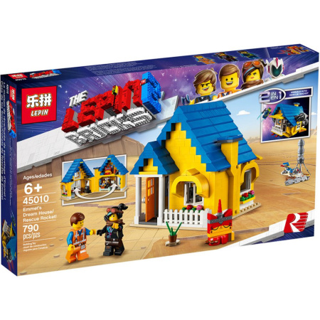 Конструктор Lepin 45010 Дом мечты - Спасательная ракета Эммета