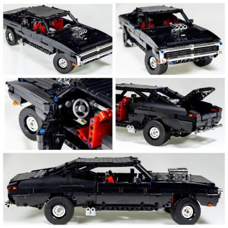 Конструктор MOULD KING 13081 - Muscle Car Доминика Торетто