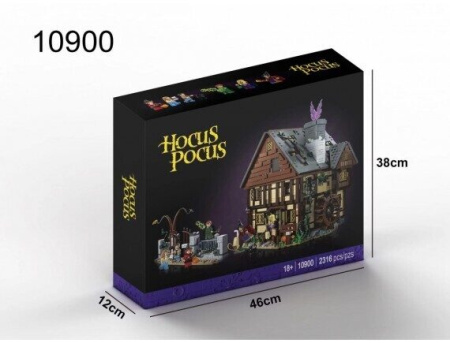 Конструктор King 10900 - Фокус-Покус: Коттедж сестер Сандерсон