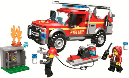 Конструктор Lari 11390 Грузовик начальника пожарной охраны
