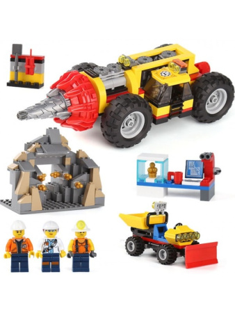 Конструктор Lepin 02101 Тяжёлый бур для горных работ