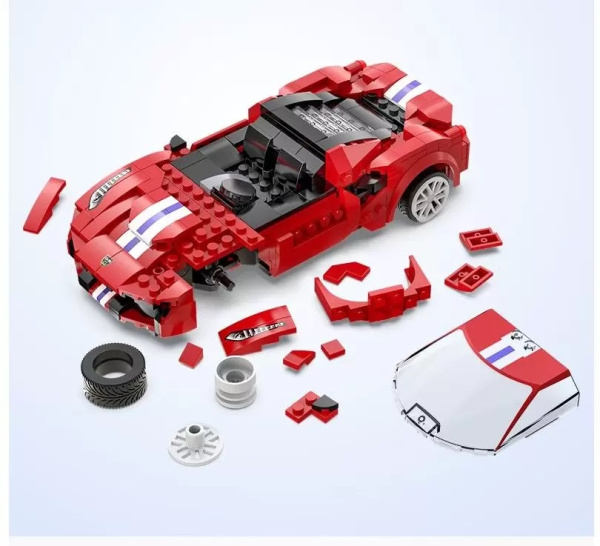 Конструктор  CaDA C51072W Ferrari 488 на радиоуправлении