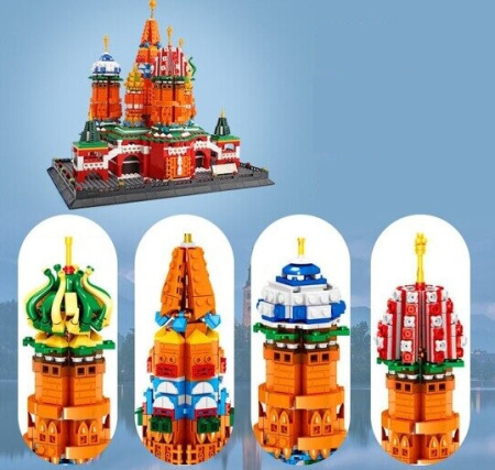 Конструктор Zhe Gao QL0961 «Собор Василия Блаженного» 