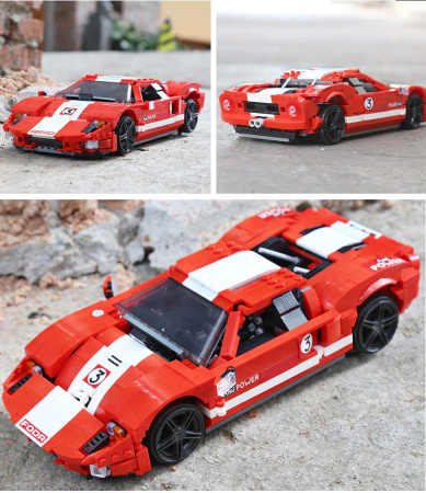 Конструктор Mould King 10001 Ford GT Красный Фантом