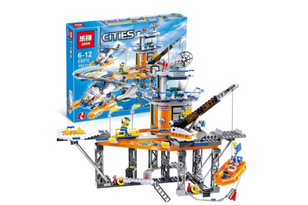 Конструктор Lepin 02070 Платформа береговой охраны