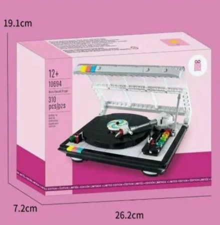 Конструктор 10694 Проигрыватель виниловых пластинок Retro Record Player