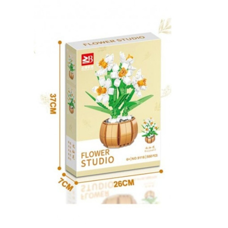 Конструктор ZB 9116 - Нарициссы в вазе