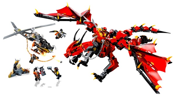 Конструктор Lion King 180092 Первый страж — Красный Дракон