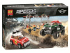 Конструктор LARI 11257 Speeds Champion Автомобили 1967 Mini Cooper S Rally и 2018 MINI John Cooper Works Buggy