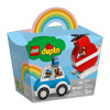 Конструктор Lego 10957 Duplo Пожарный вертолет и полицейский автомобиль