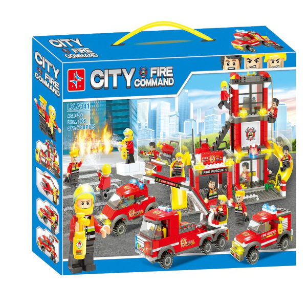 Конструктор City LX.A341 "Пожарная часть"