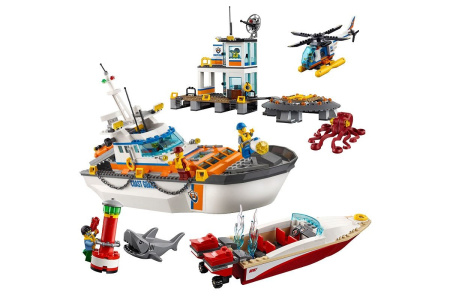 Конструктор Lepin 02081 Штаб береговой охраны