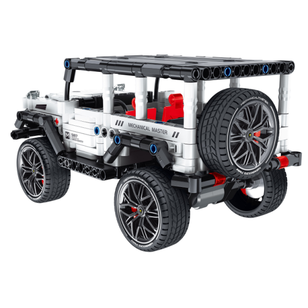 Конструктор QiHui 5817 - Белый внедорожник инерционный