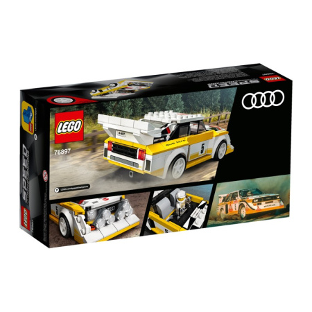 Конструктор Lego 76897 Speed Champions Спорткар 1985 Audi Sport Quattro S1