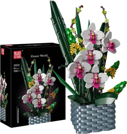Конструктор MOULD KING 10025 - Орхидея в горшке