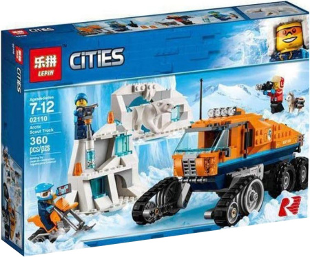 Конструктор Lepin 02110 Арктический грузовик ледовой разведки
