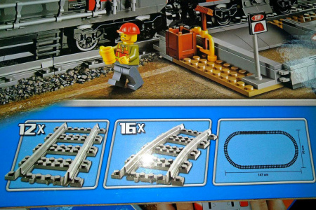 Конструктор Lepin 02009 Грузовой поезд