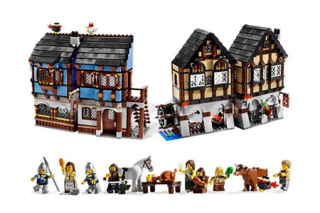 Конструктор Lepin 16011 Средневековый Рынок