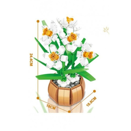 Конструктор ZB 9116 - Нарициссы в вазе