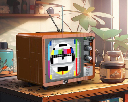 Конструктор Ретро Телевизор 662015 - Собери свой винтажный ТВ!