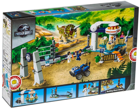 Конструктор Lari 11336 Нападение трицератопса