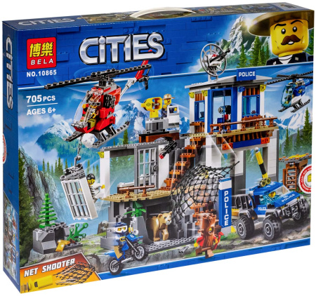 Конструктор Bela 10865 Полицейский участок в горах