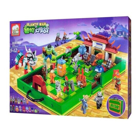 Конструктор Зомби против растений Чемодан для сражений 90084