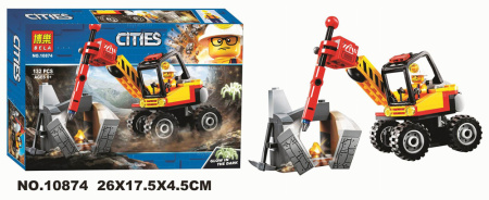 Конструктор Bela 10874 Трактор для горных работ