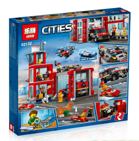 Конструктор Lepin 02132 Пожарная станция