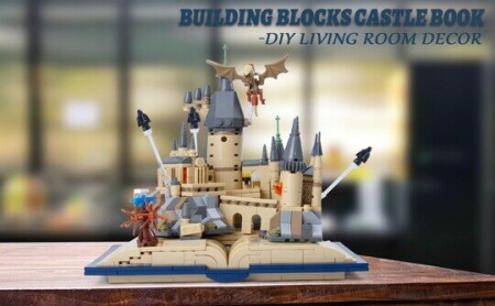 Конструктор 13010 Магическая книга - замок Хогвартс Гарри Поттер 